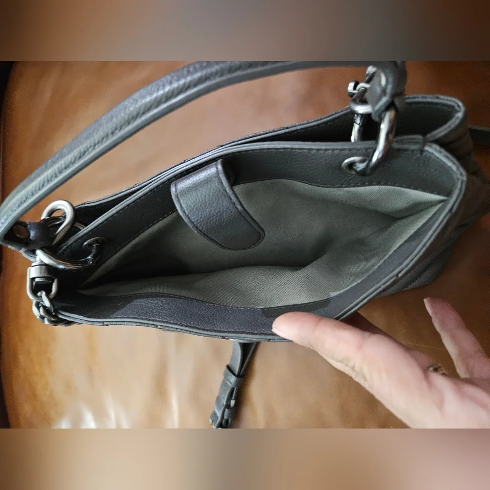 LIKE NEW Rebecca Minkoff Edie Top Handle Satchel in Graphite